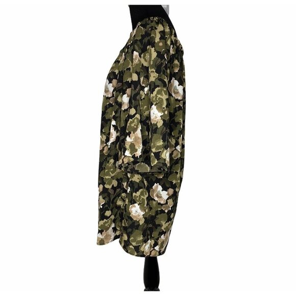 French Connection Women's Olive Night Adeline Dream Off The Shoulder Dress SZ M - Picture 3 of 9